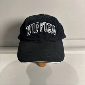 Wofford College Terriers Page & Tuttle Black Adjustable Golf Hat Embroidered OS
